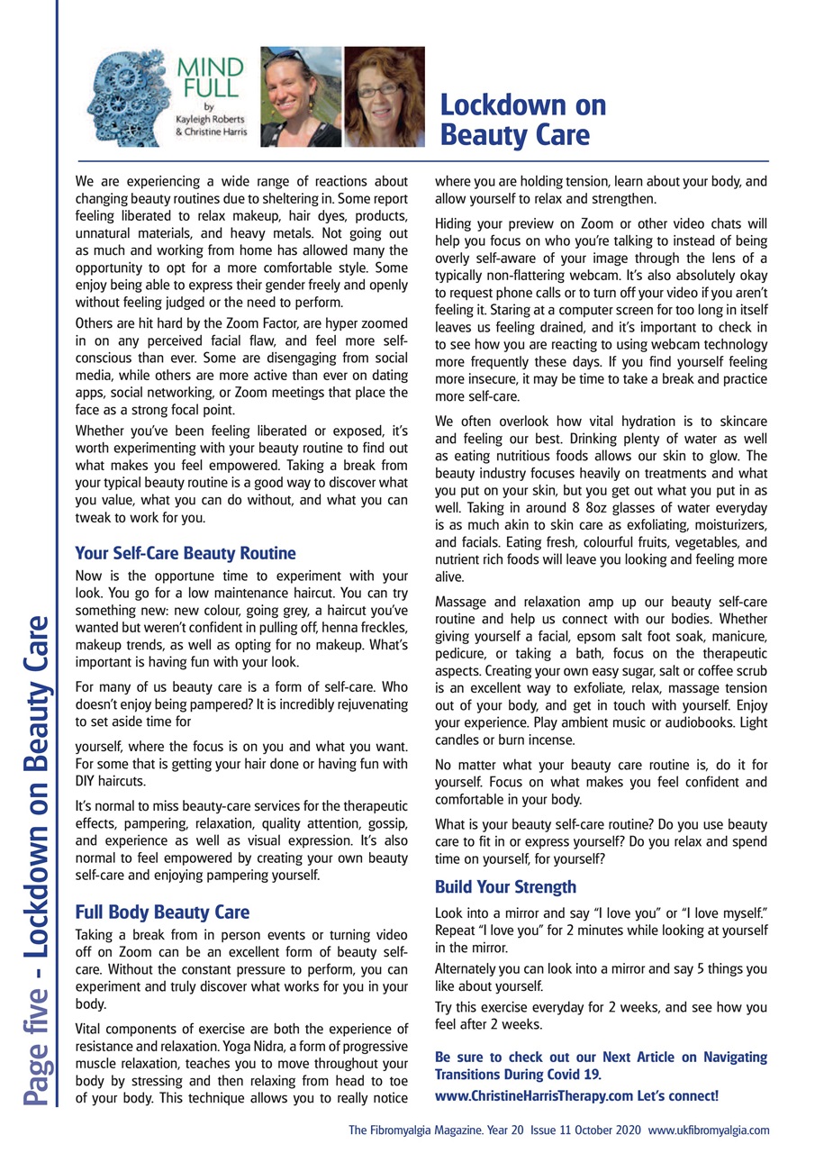 Fibromyalgia Magazine Preview Pages