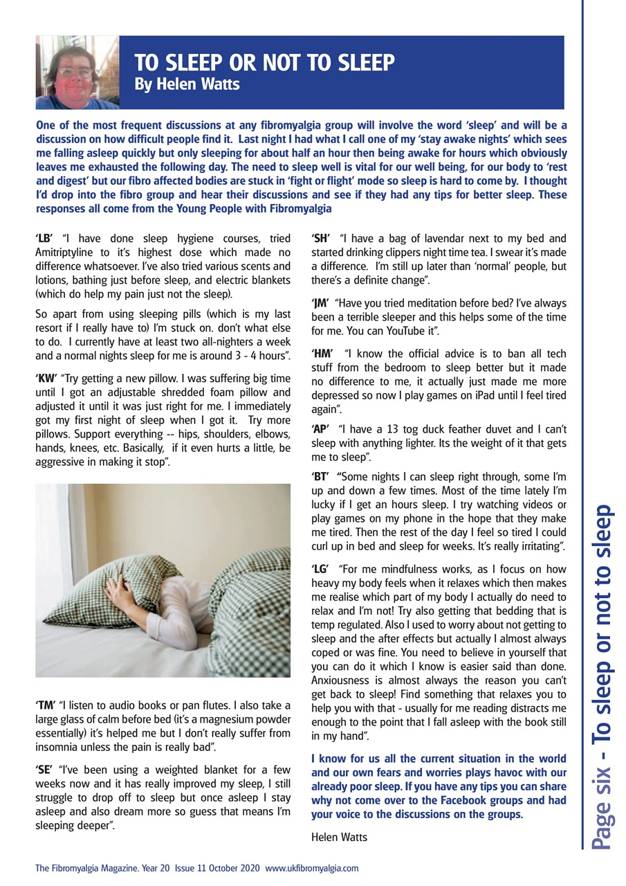 Fibromyalgia Magazine Preview Pages