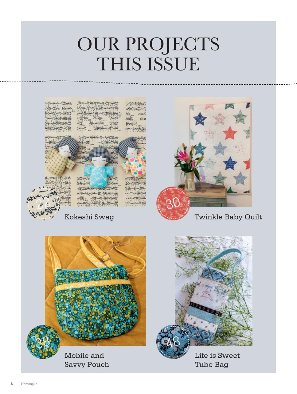 Homespun Preview Pages