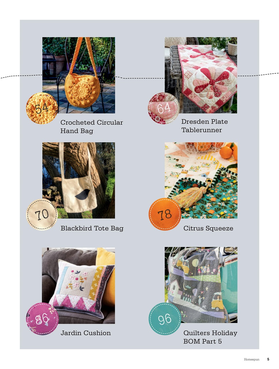 Homespun Preview Pages