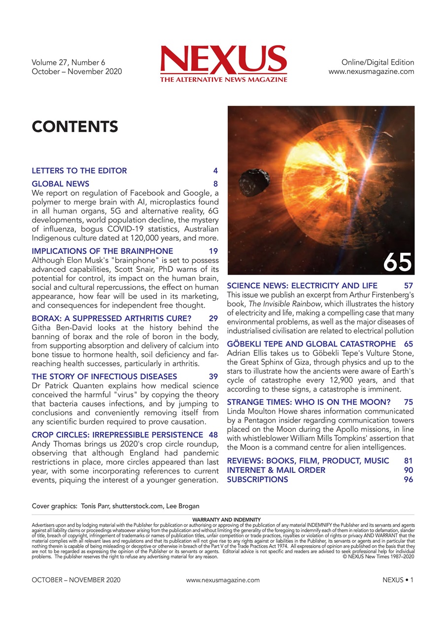 Nexus Magazine Preview Pages