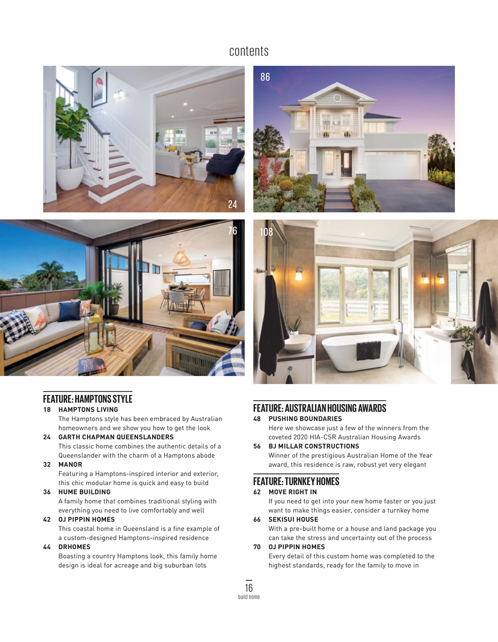 Build Home Preview Pages