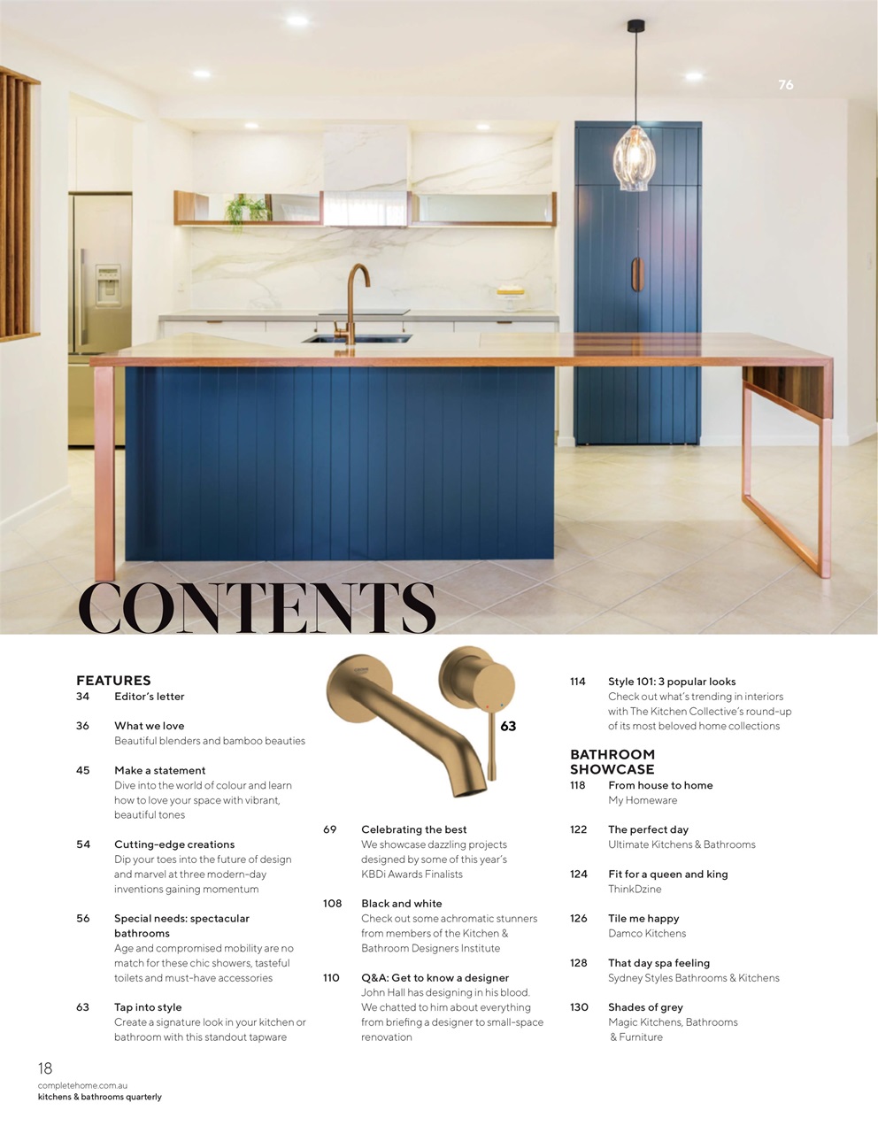 Kitchens & Bathrooms Quarterly Preview Pages