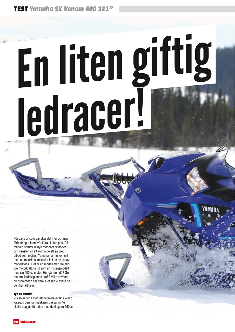 Tidningen Snöskoter Preview Pages