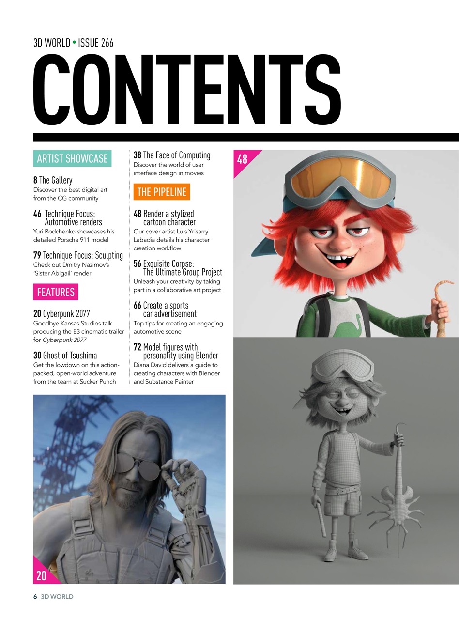 3D World Preview Pages