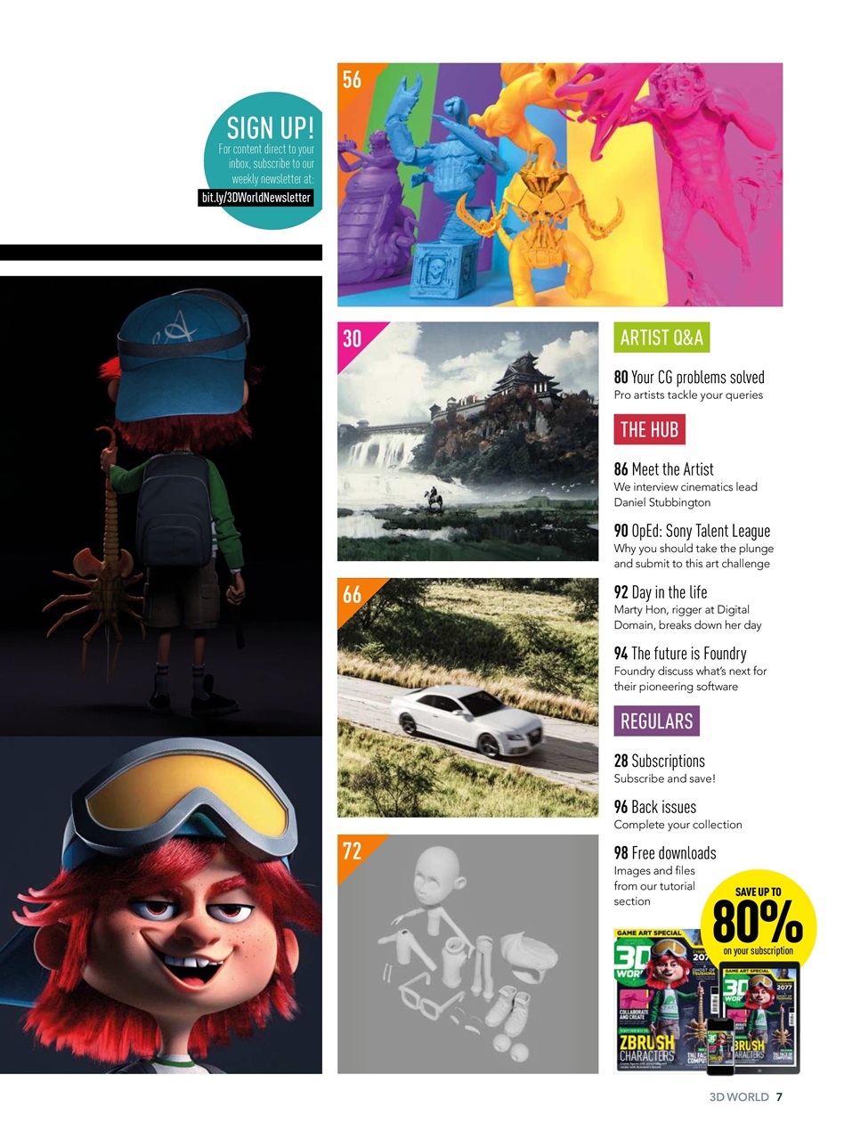 3D World Preview Pages