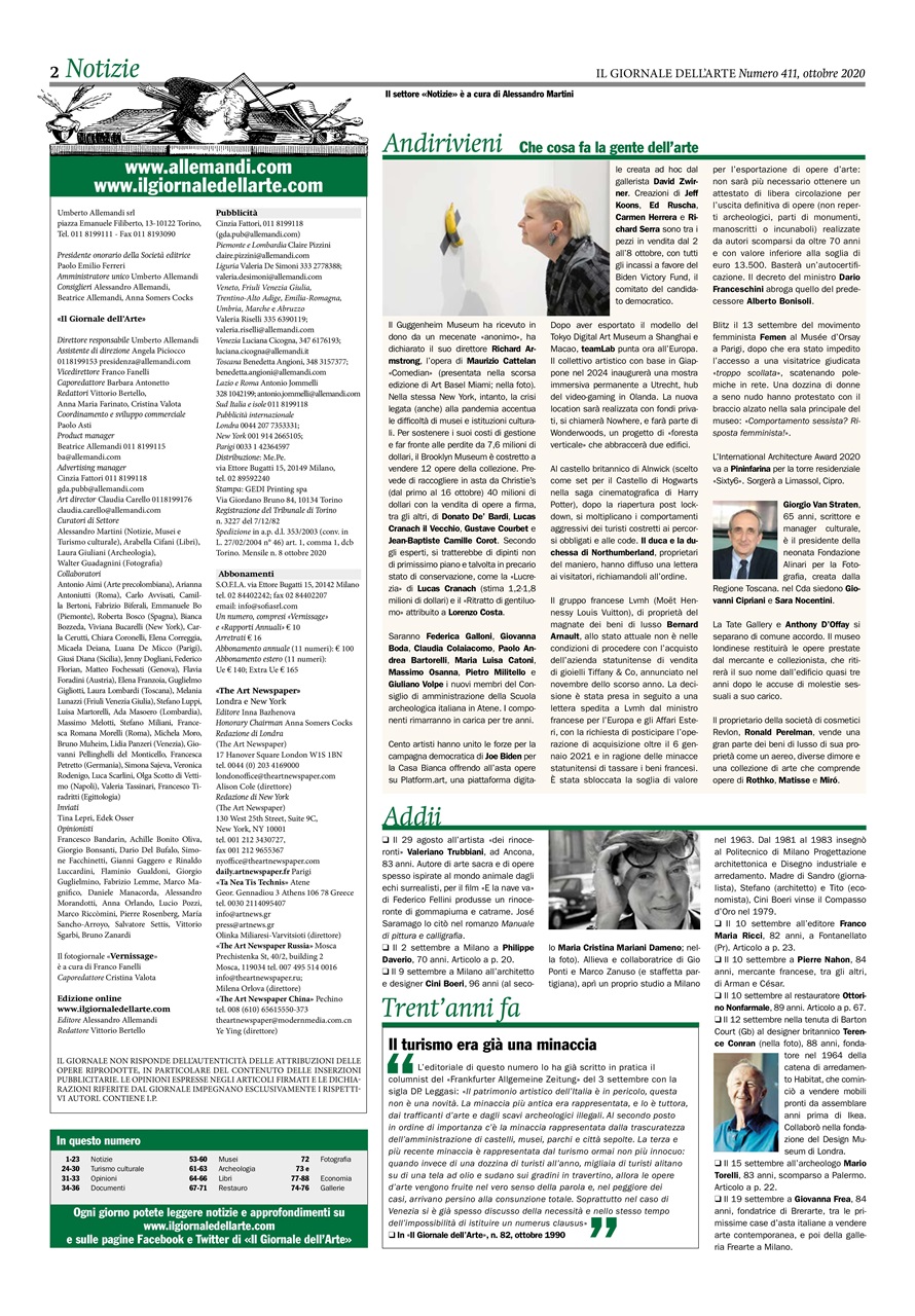 Il Giornale Dell’Arte Preview Pages