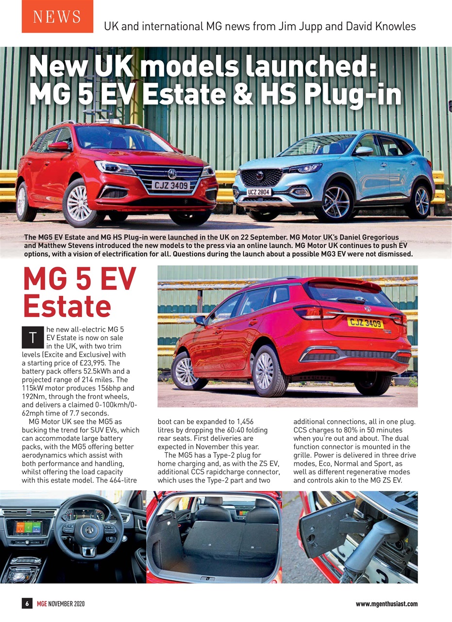 MG Enthusiast Preview Pages