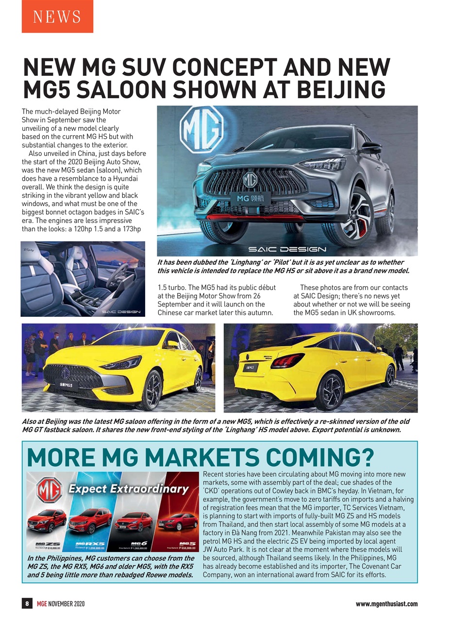 MG Enthusiast Preview Pages