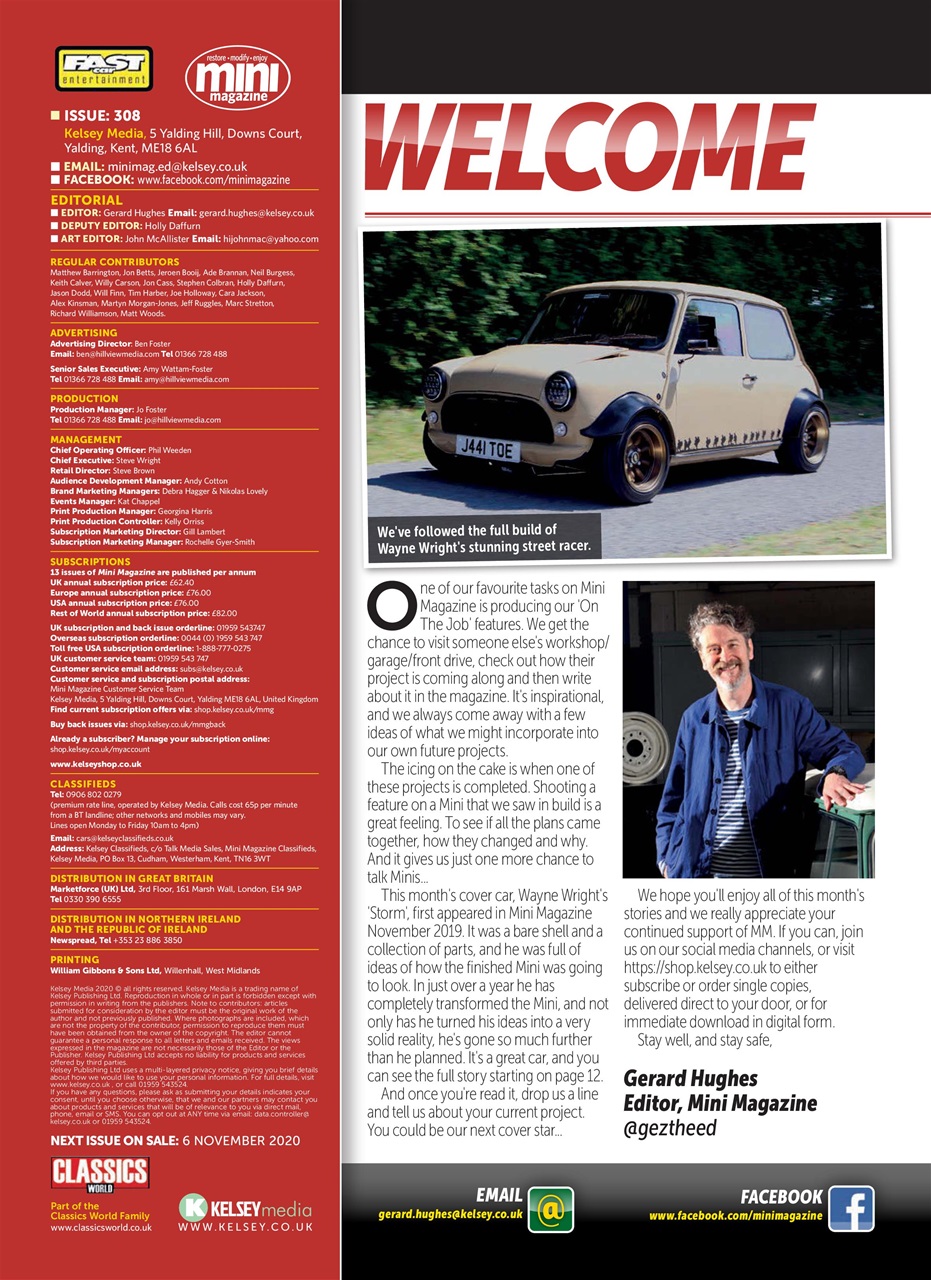 Mini Magazine Preview Pages