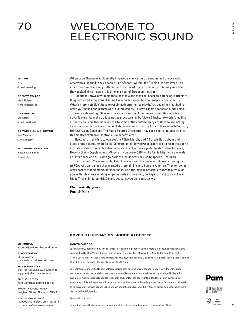 Electronic Sound Preview Pages