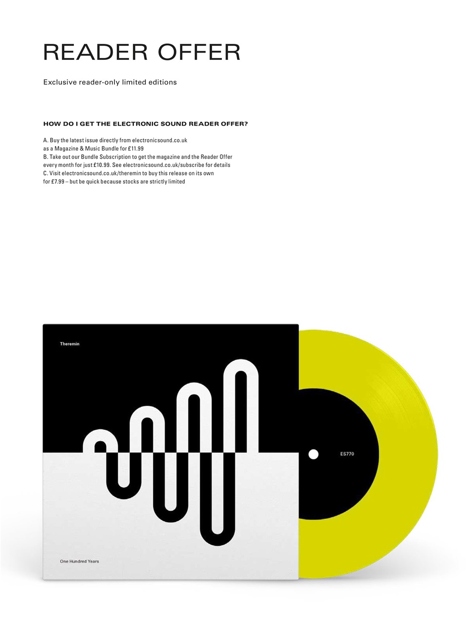 Electronic Sound Preview Pages