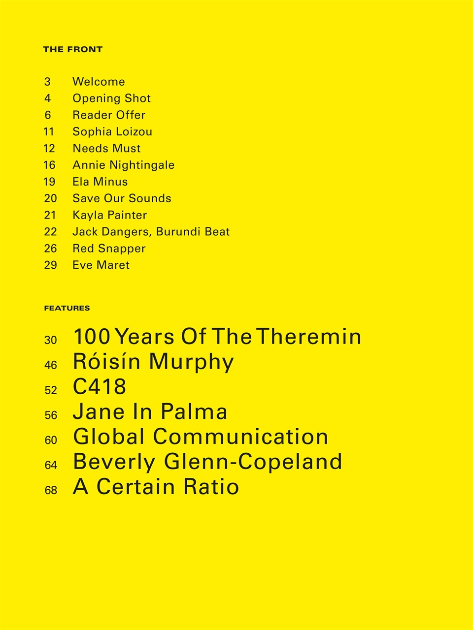 Electronic Sound Preview Pages