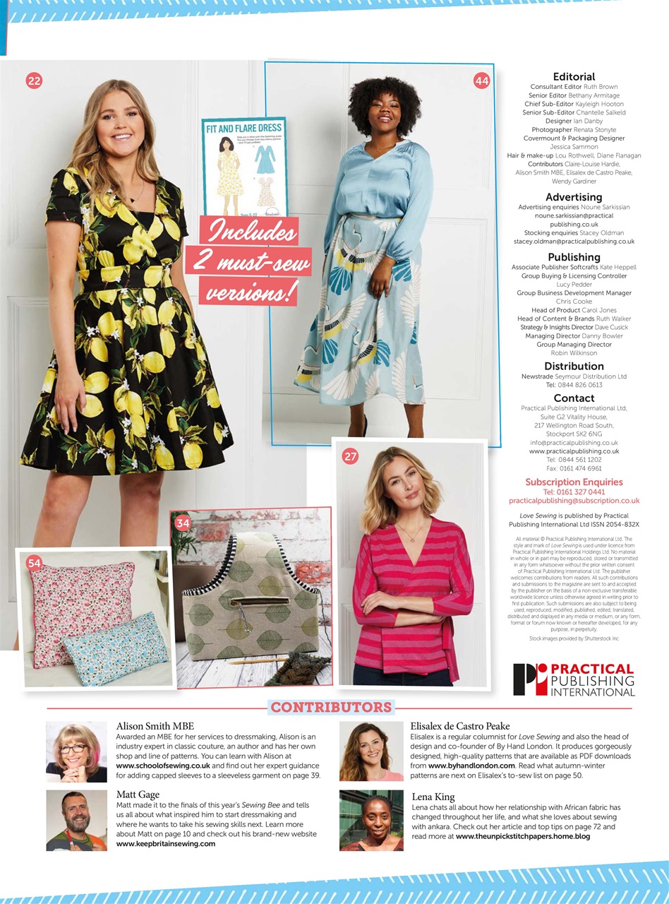 Love Sewing Preview Pages