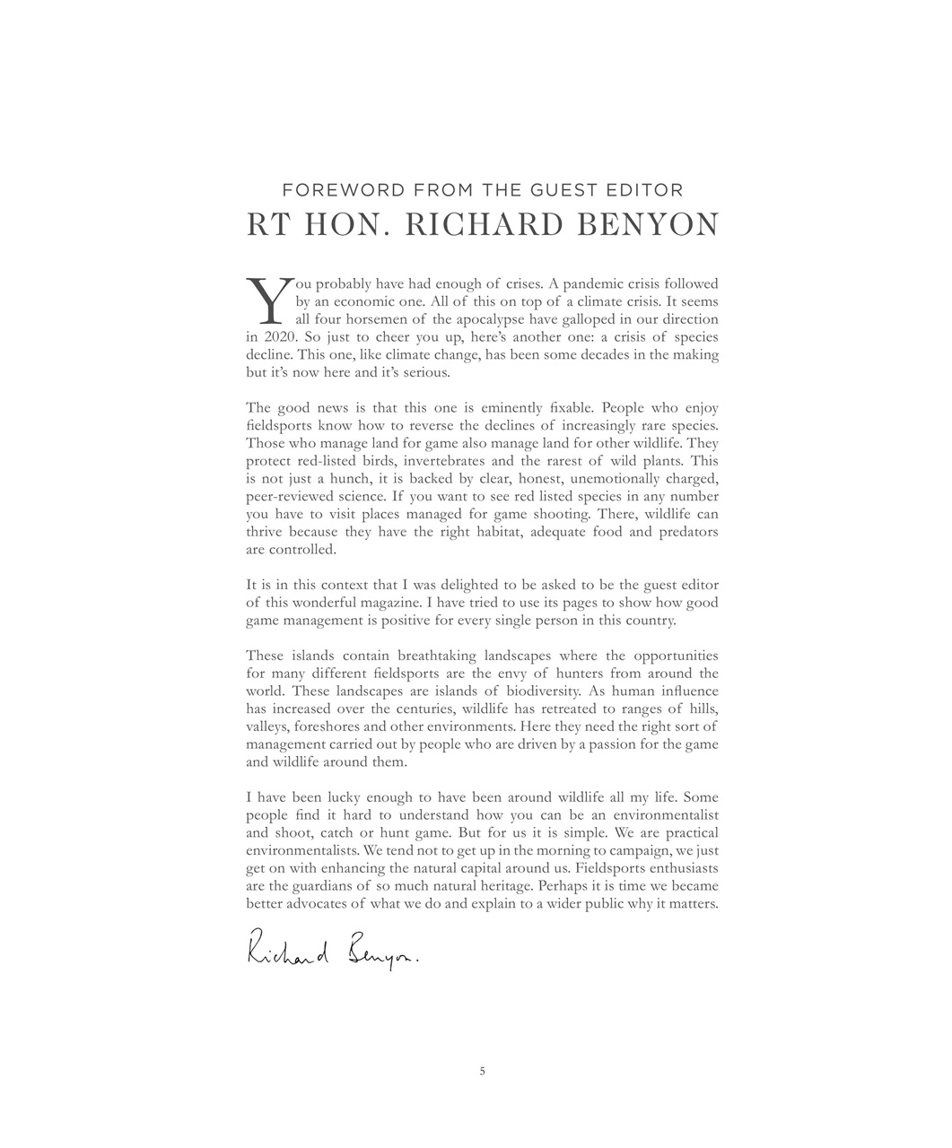 Fieldsports Journal Preview Pages