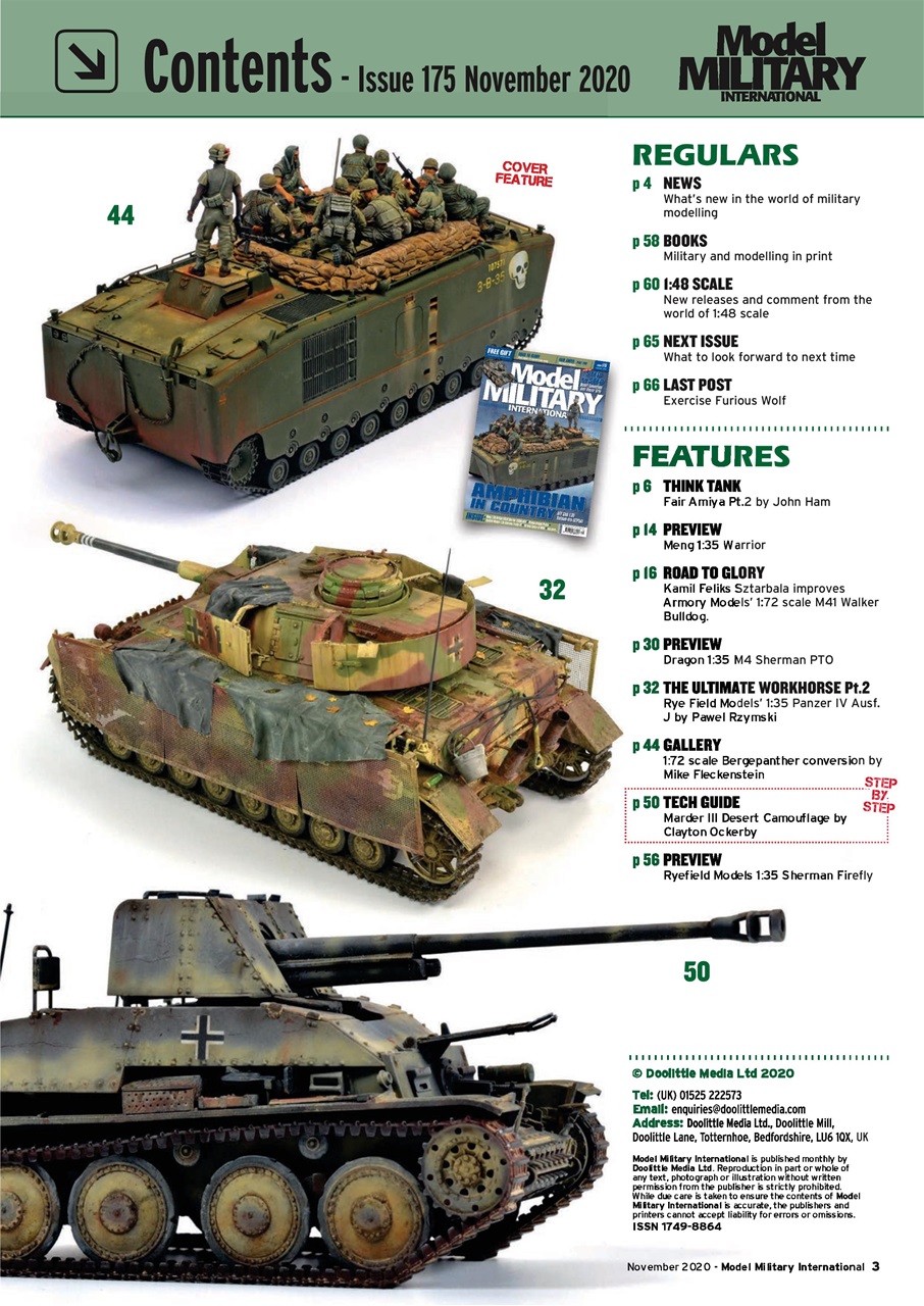 Military Modelling International Magazine Preview Pages