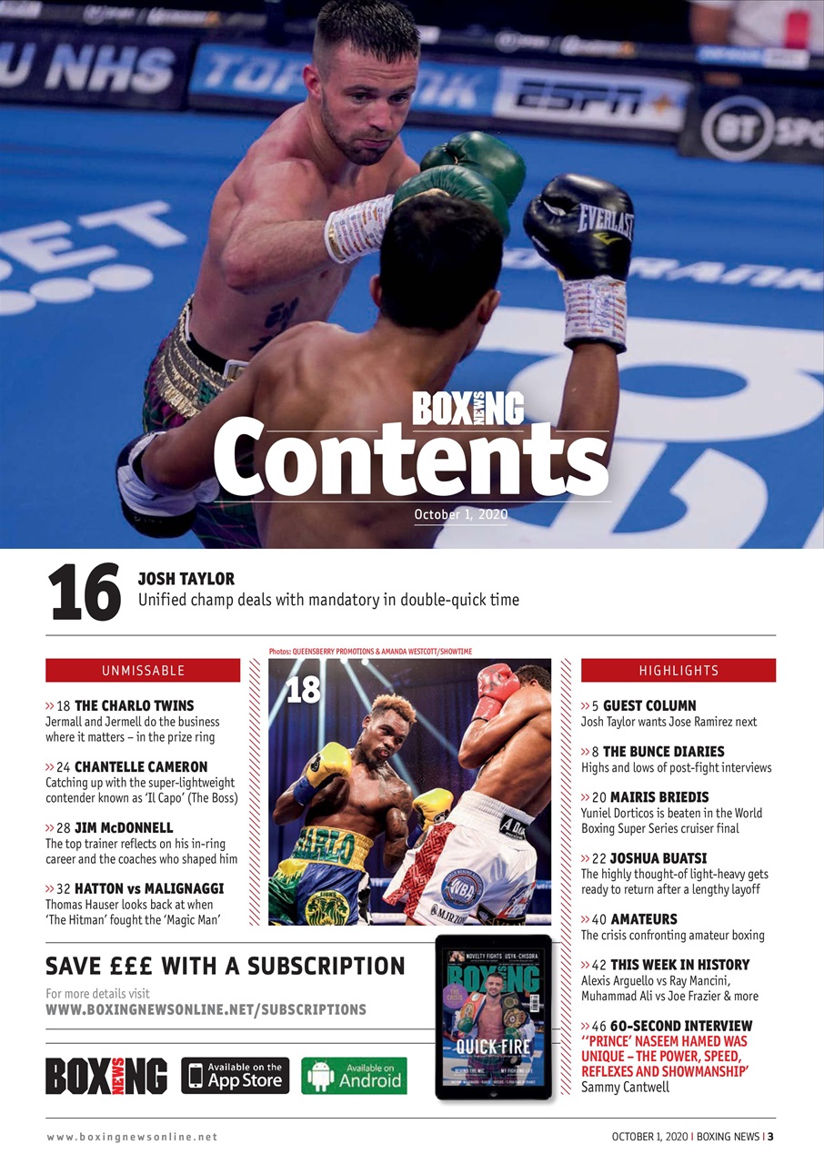 Boxing News Preview Pages