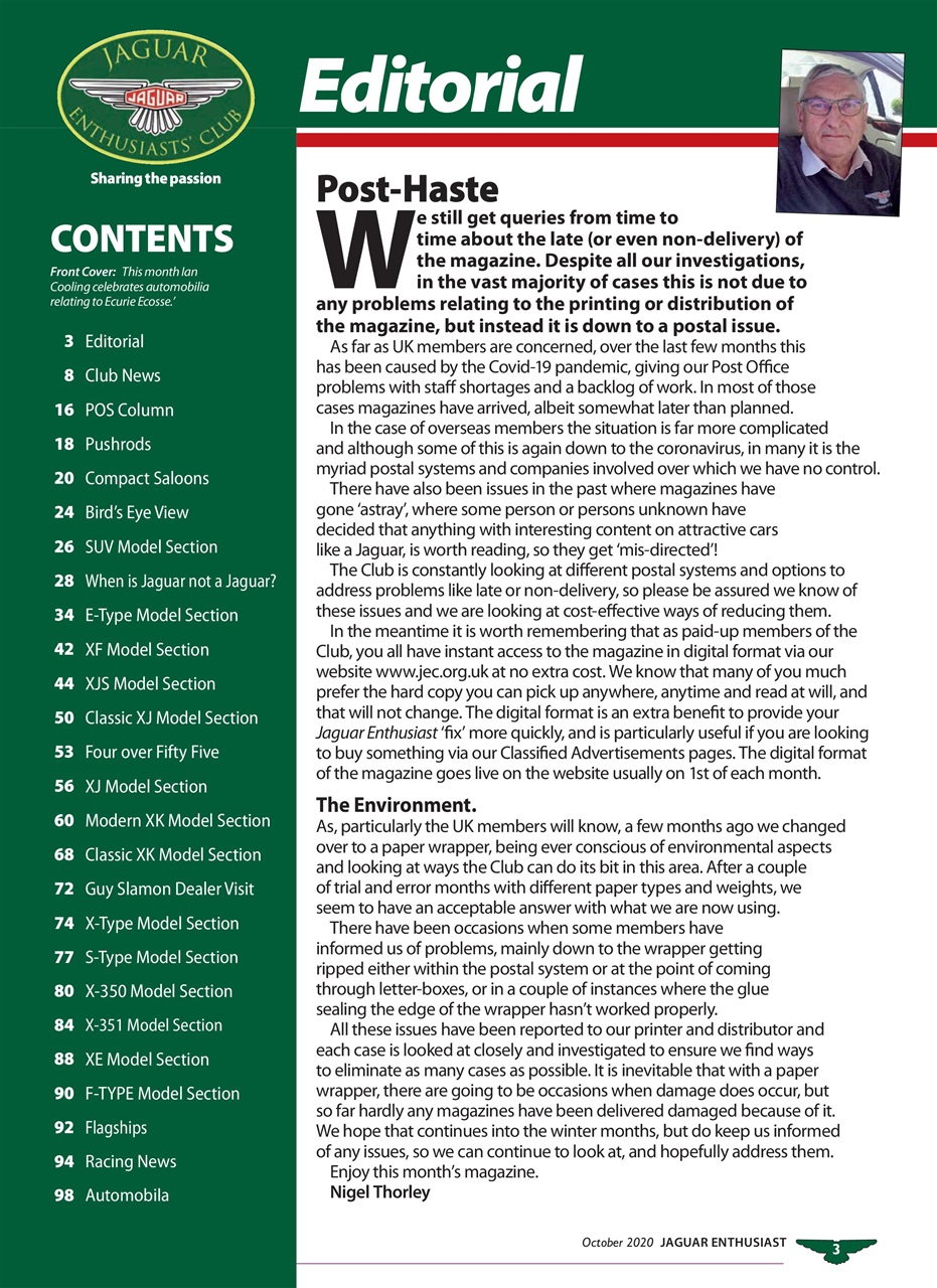 Jaguar Enthusiast Preview Pages