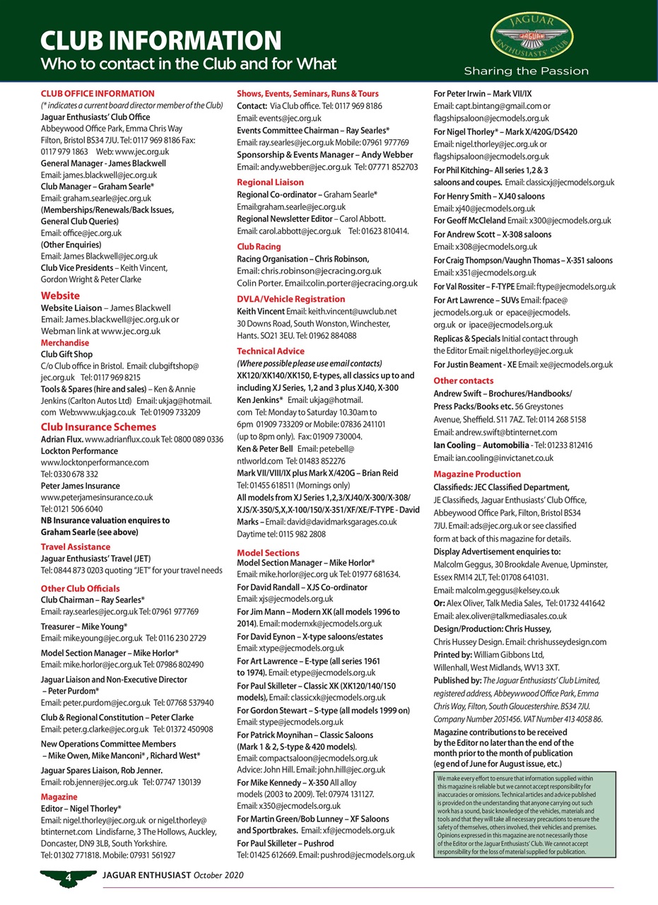 Jaguar Enthusiast Preview Pages