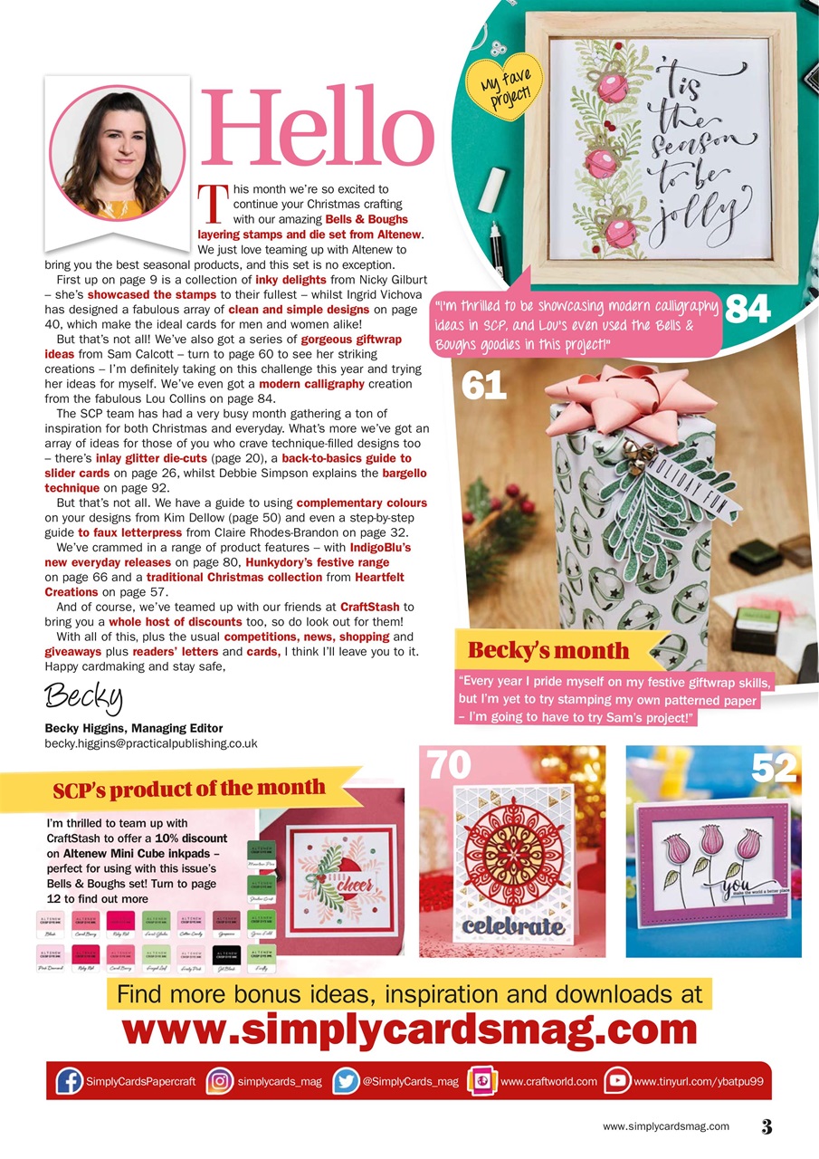Simply Cards & Papercraft Preview Pages