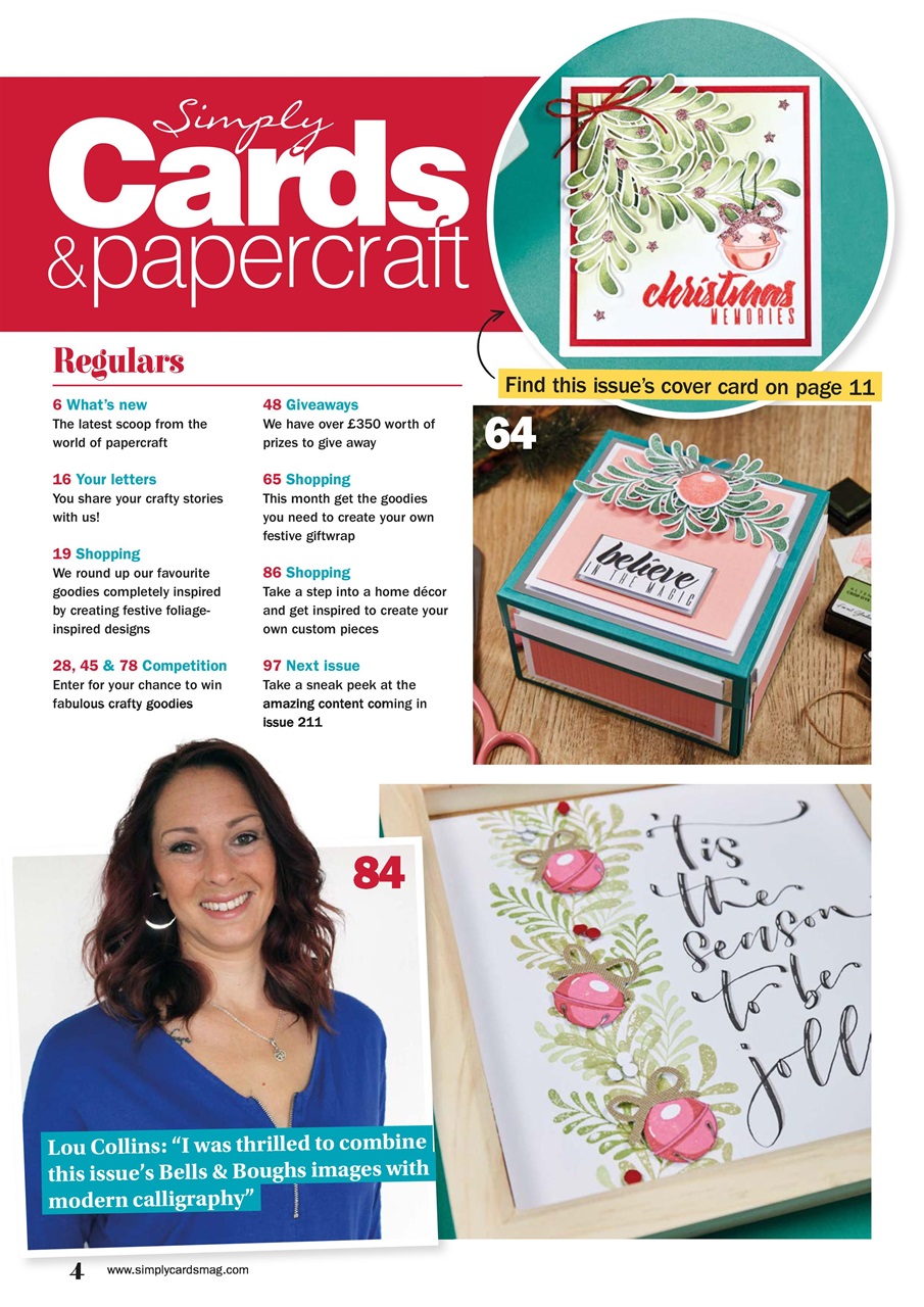 Simply Cards & Papercraft Preview Pages