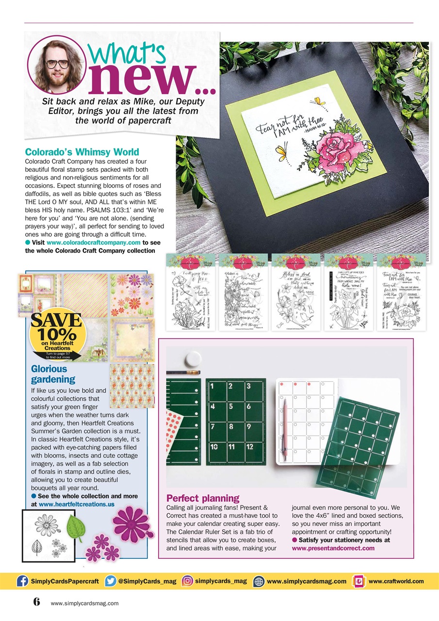Simply Cards & Papercraft Preview Pages