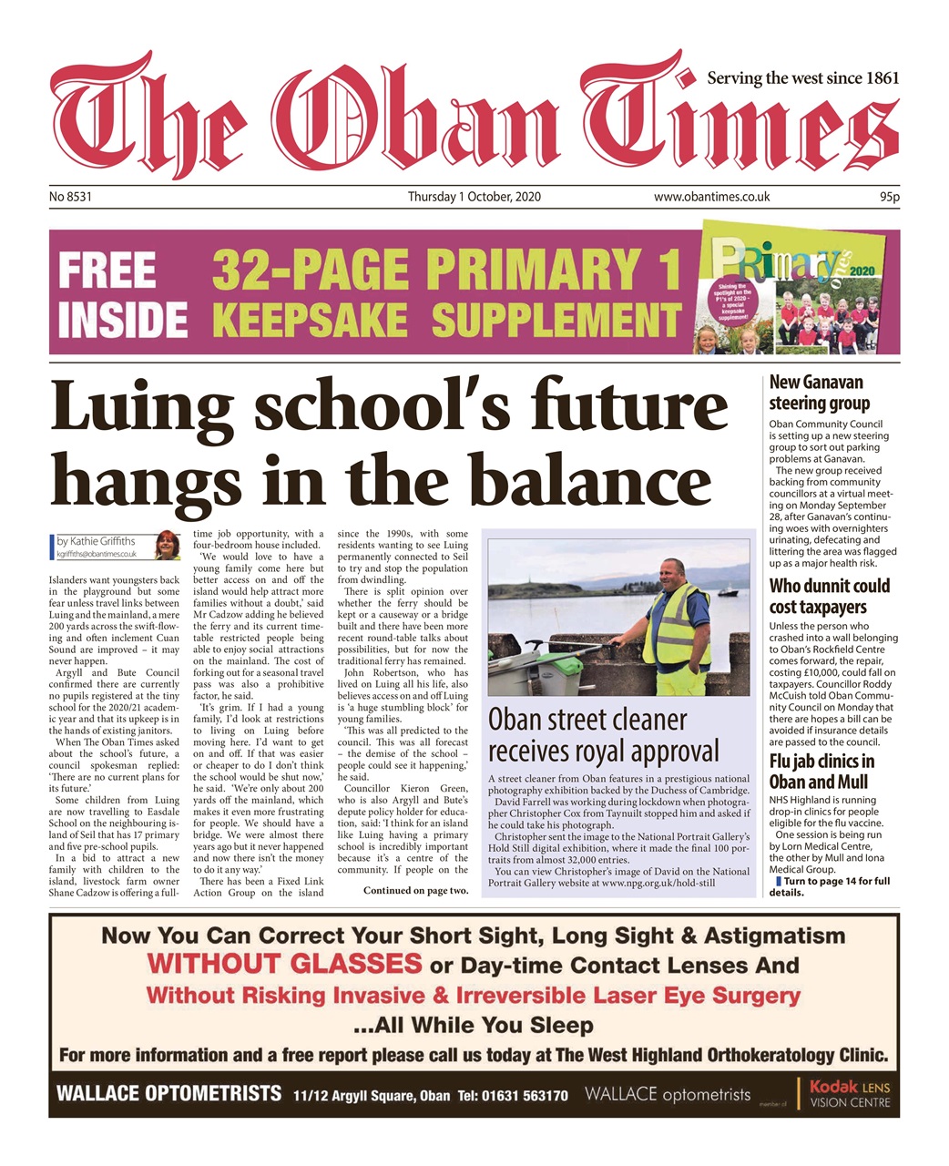 The Oban Times & Lochaber Times Preview Pages