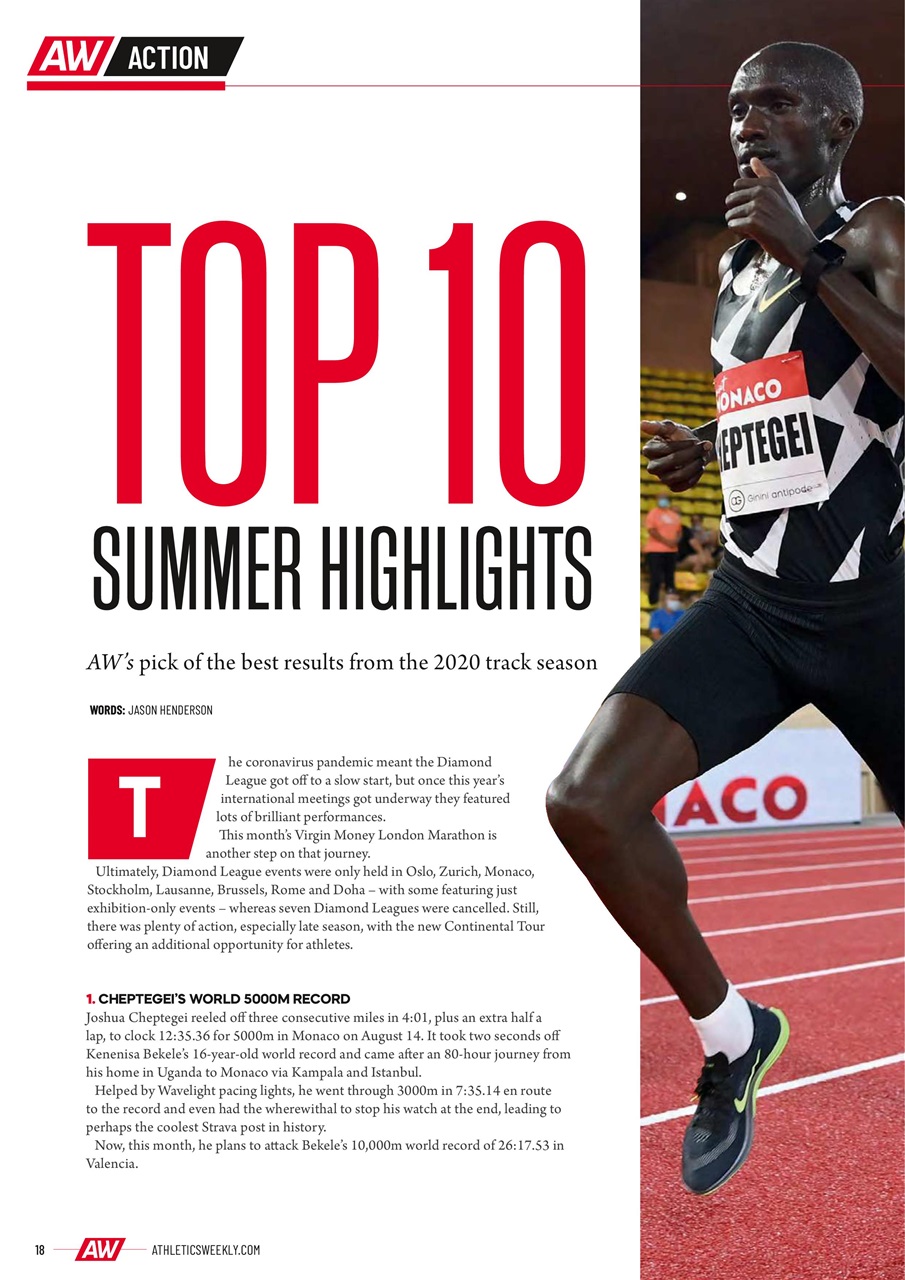 AW – Athletics Weekly Magazine Preview Pages