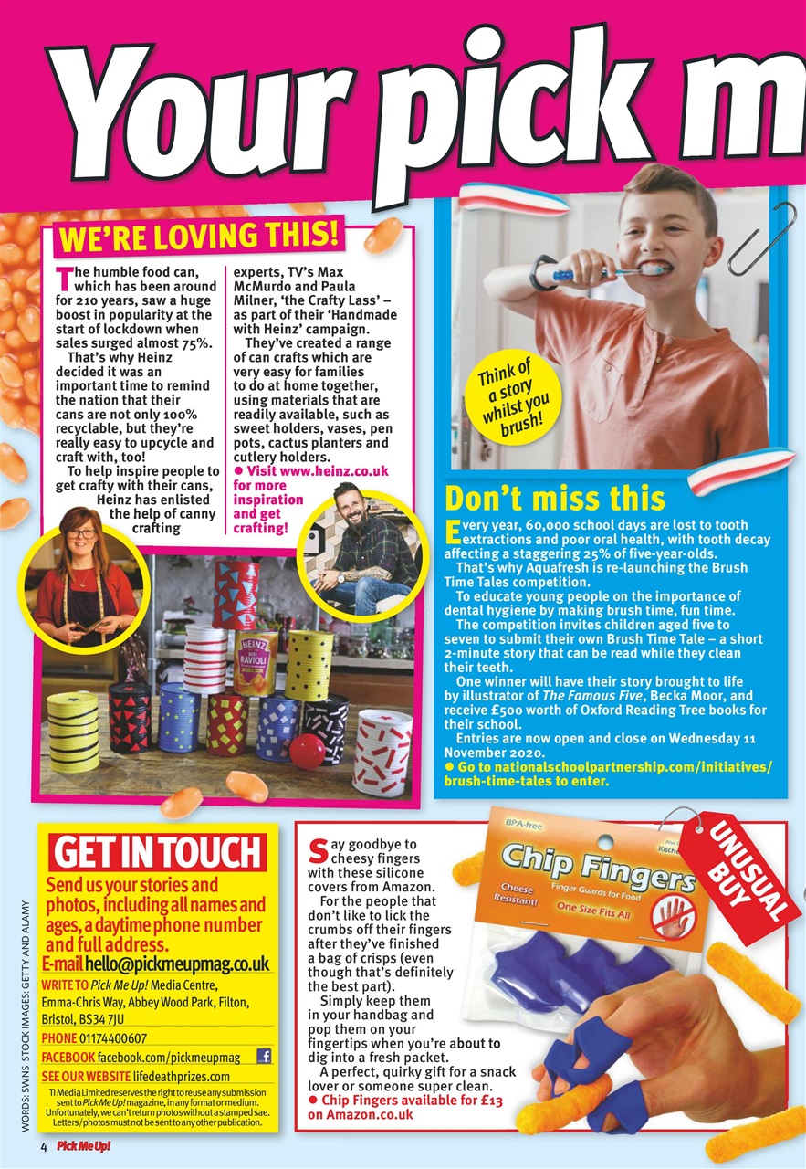 Pick Me Up Preview Pages