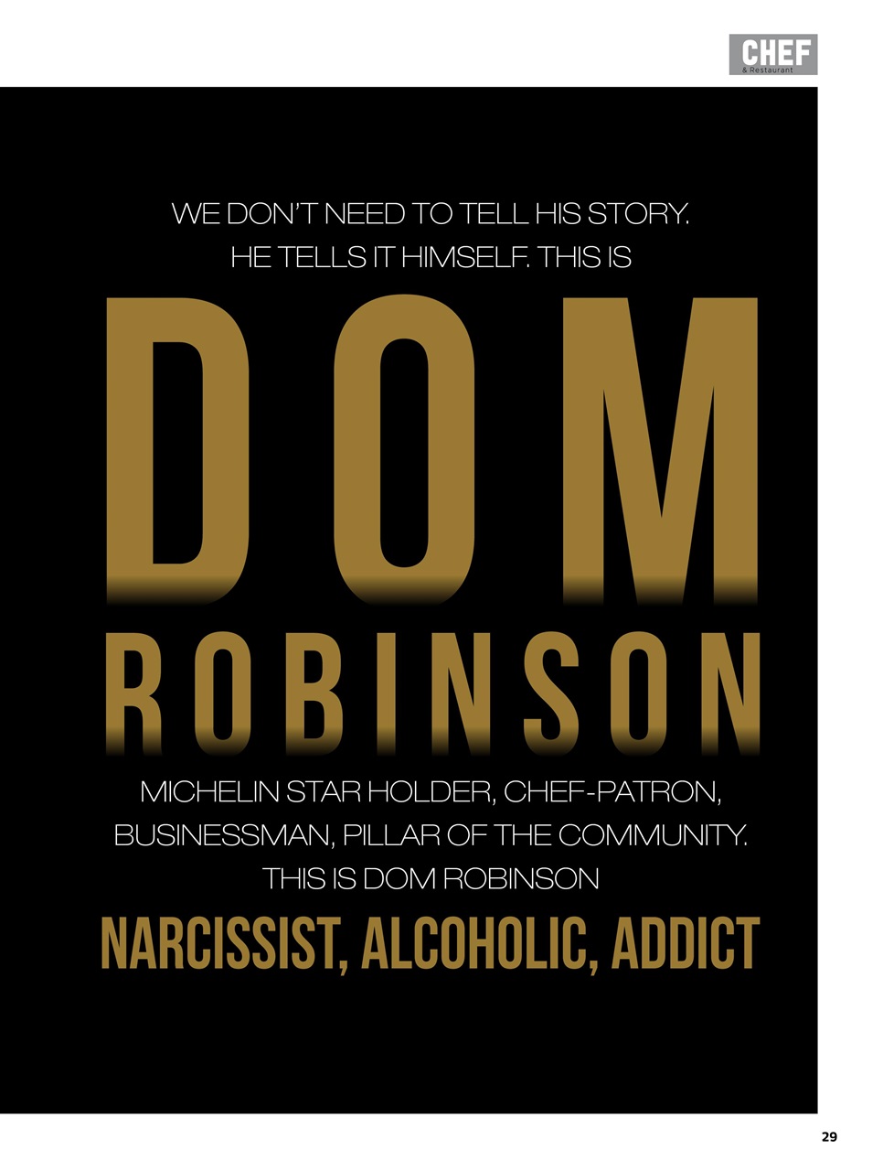 Chef & Restaurant Magazine Preview Pages