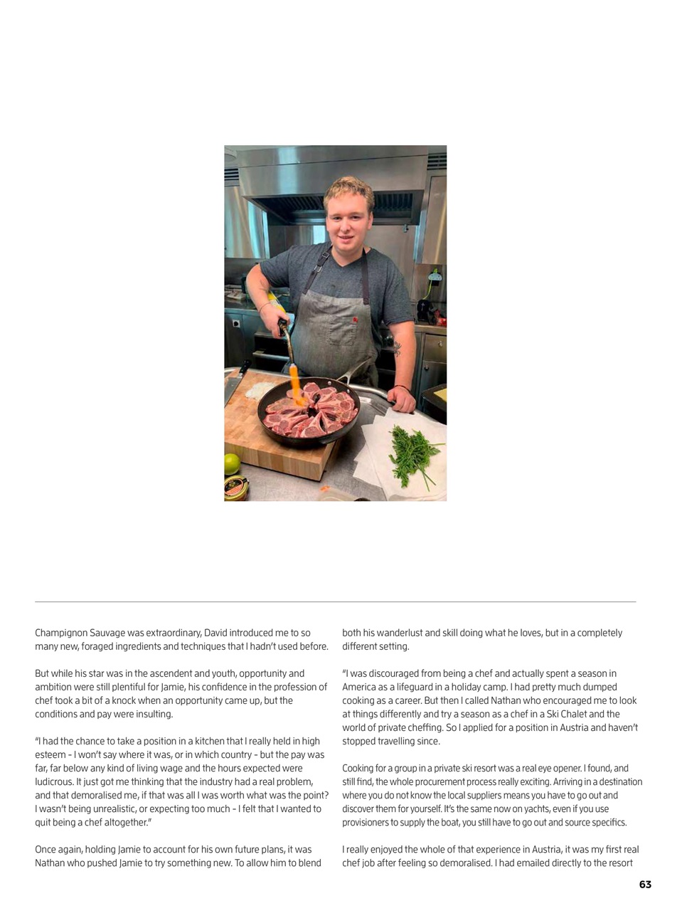 Chef & Restaurant Magazine Preview Pages