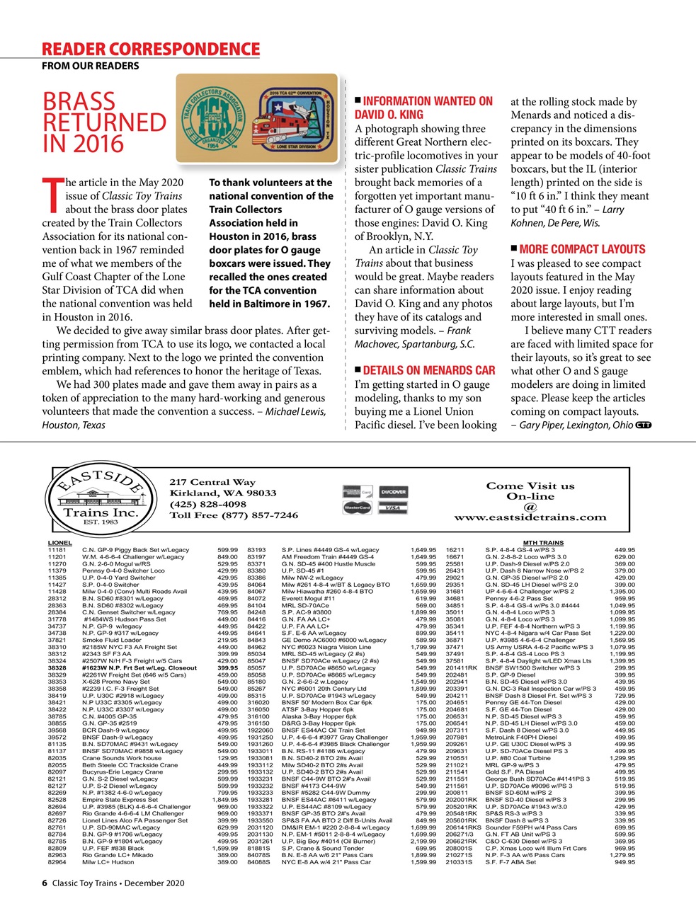 Classic Toy Trains Preview Pages
