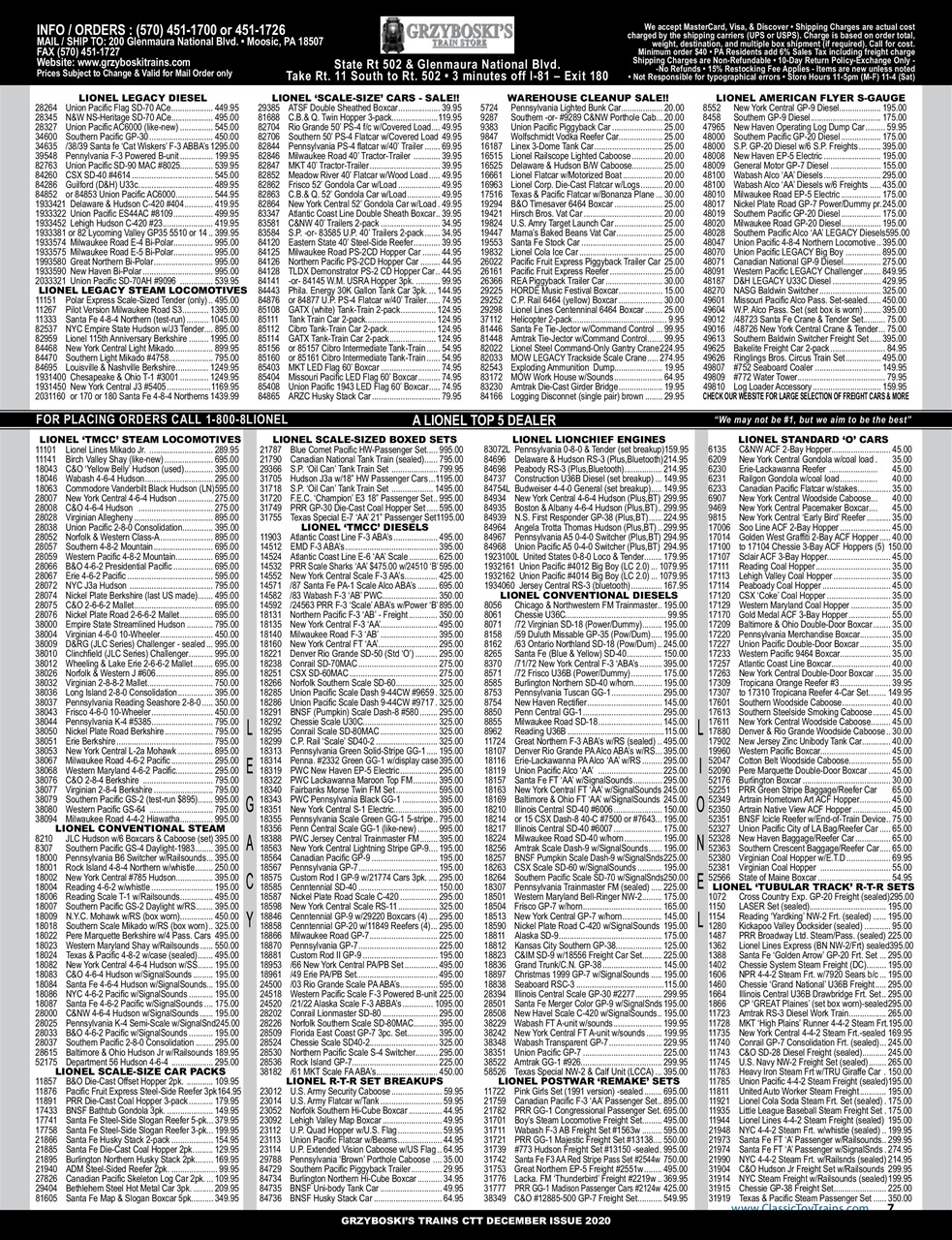 Classic Toy Trains Preview Pages