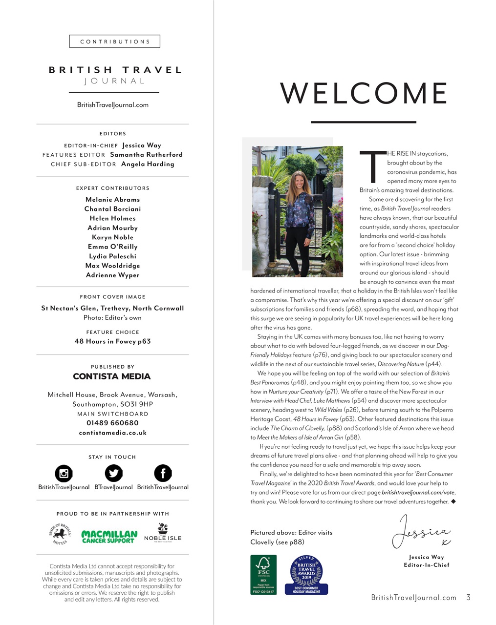 British Travel Journal Preview Pages