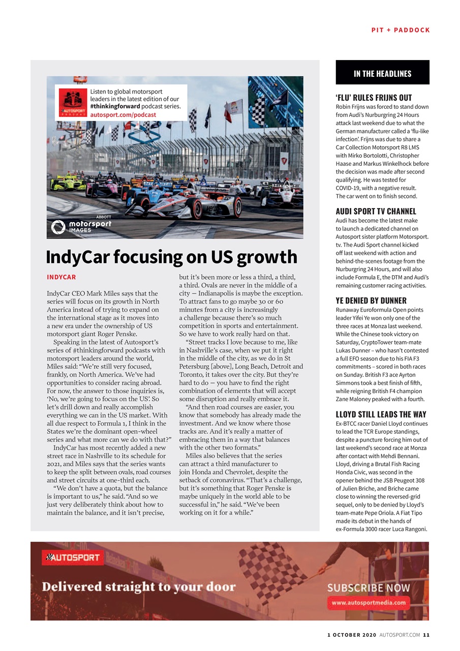Autosport Preview Pages