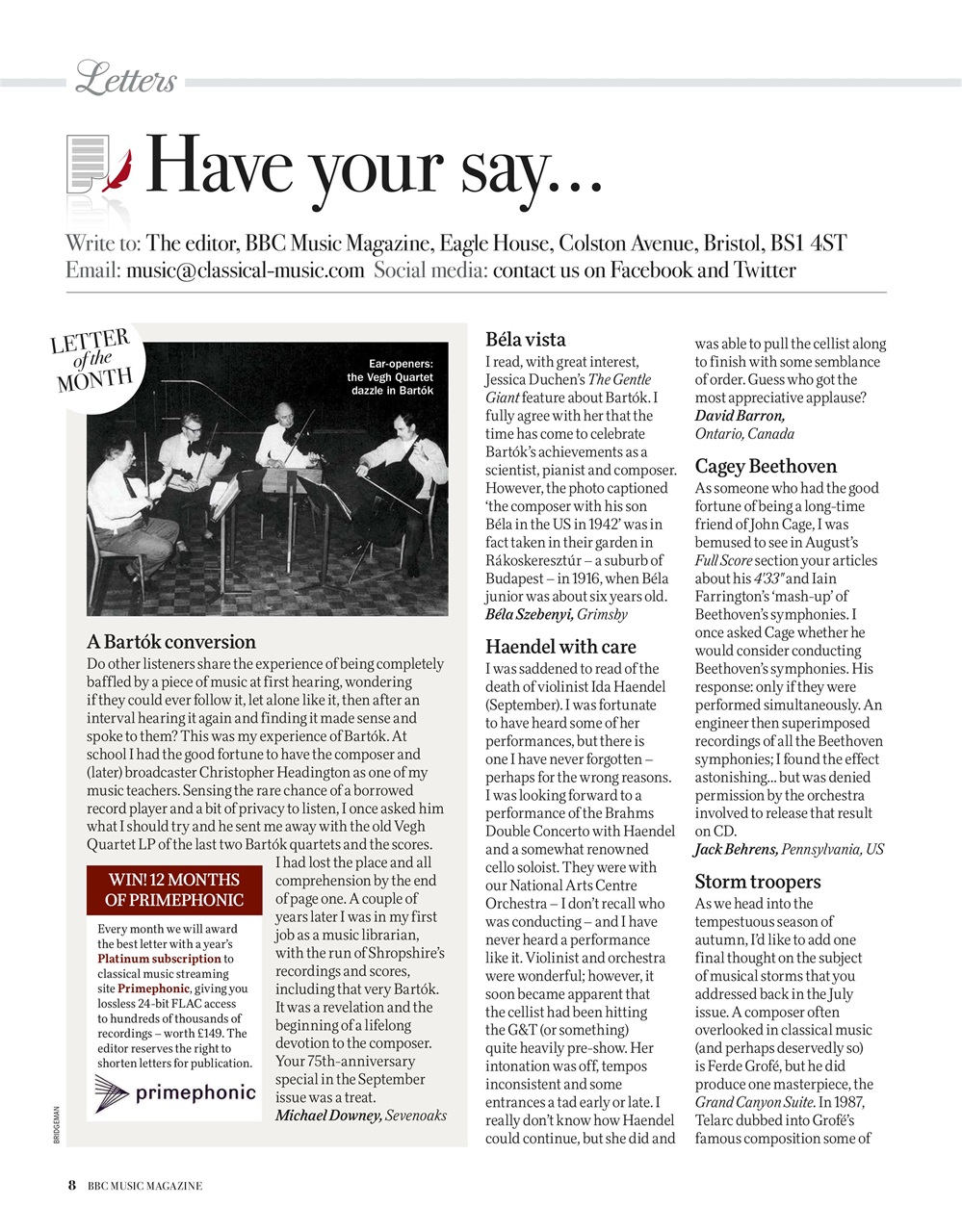 BBC Music Magazine Preview Pages