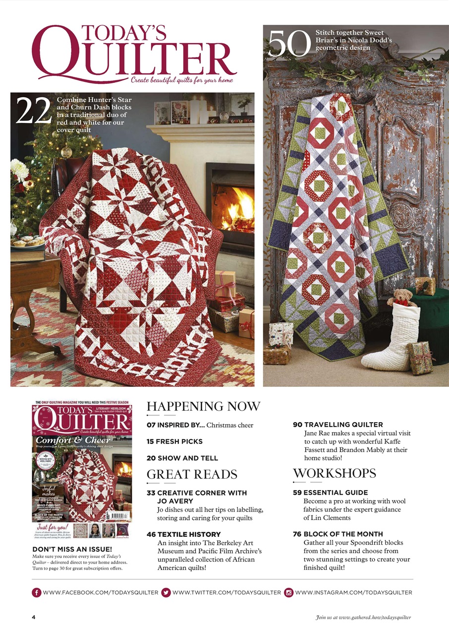 Today’s Quilter Preview Pages