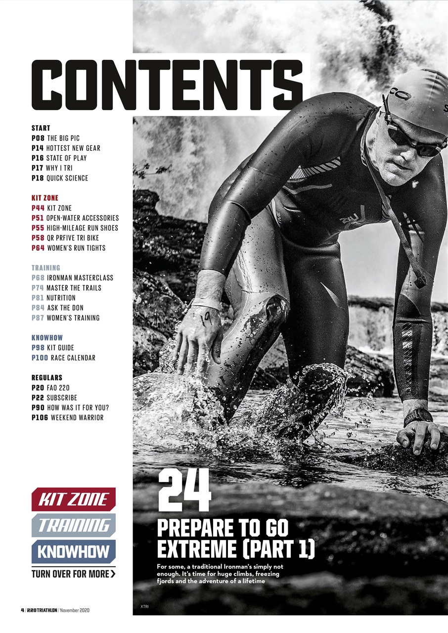220 Triathlon Magazine Preview Pages