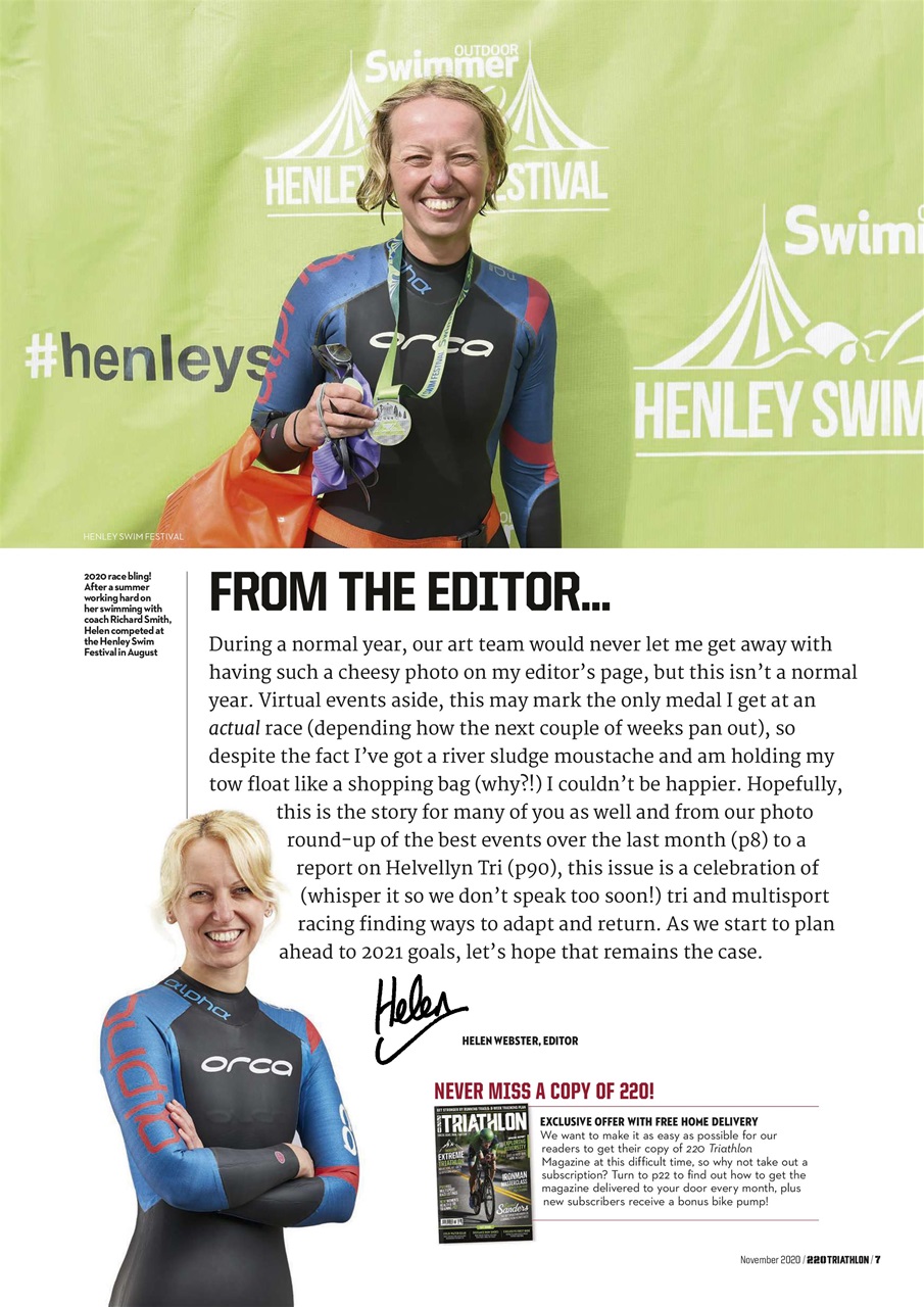 220 Triathlon Magazine Preview Pages