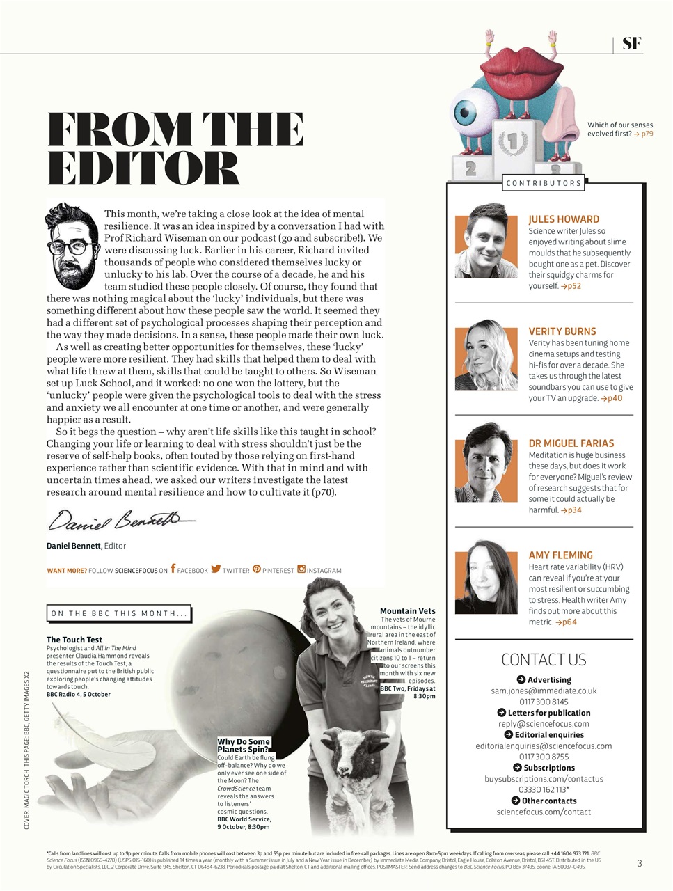 BBC Science Focus Magazine Preview Pages