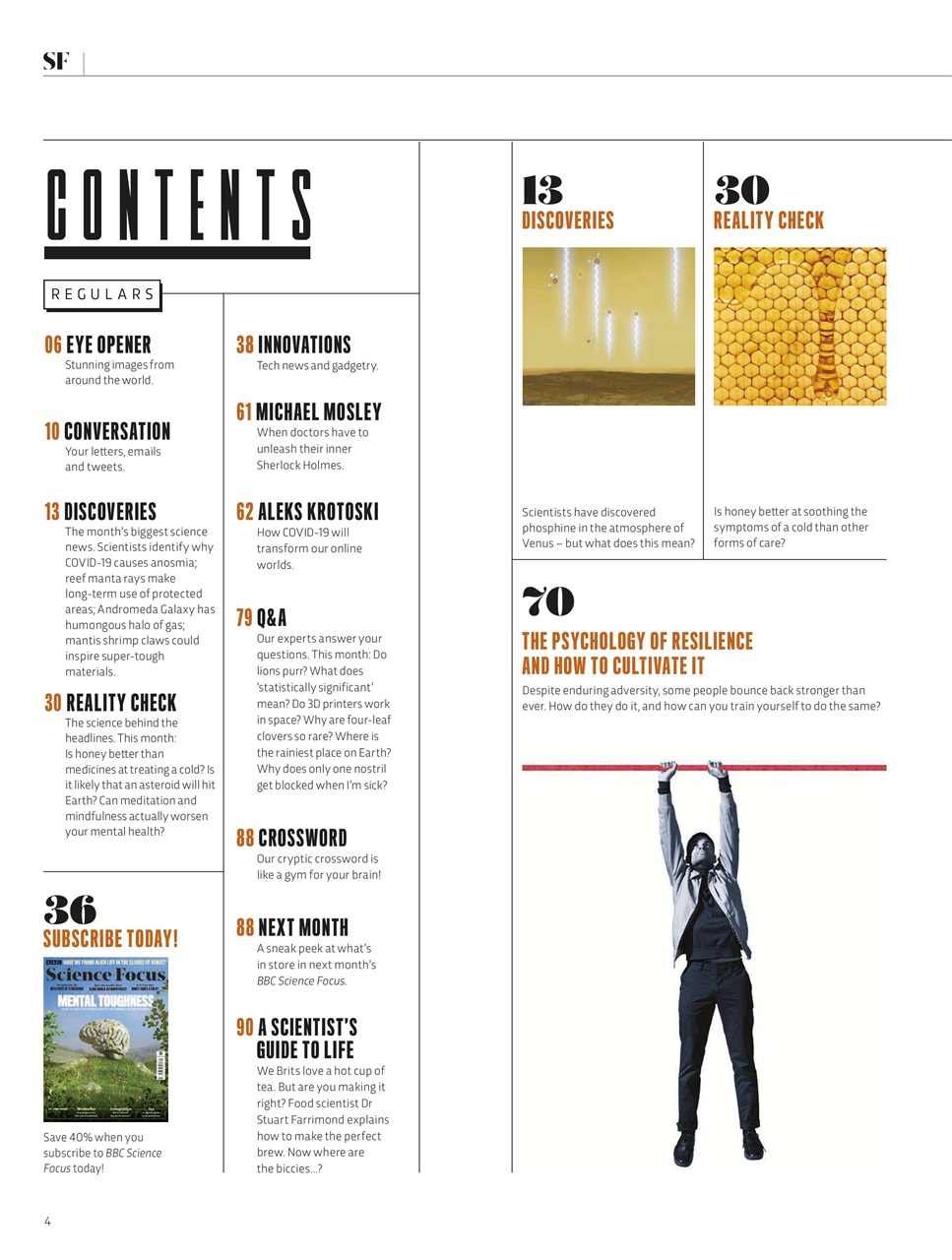 BBC Science Focus Magazine Preview Pages