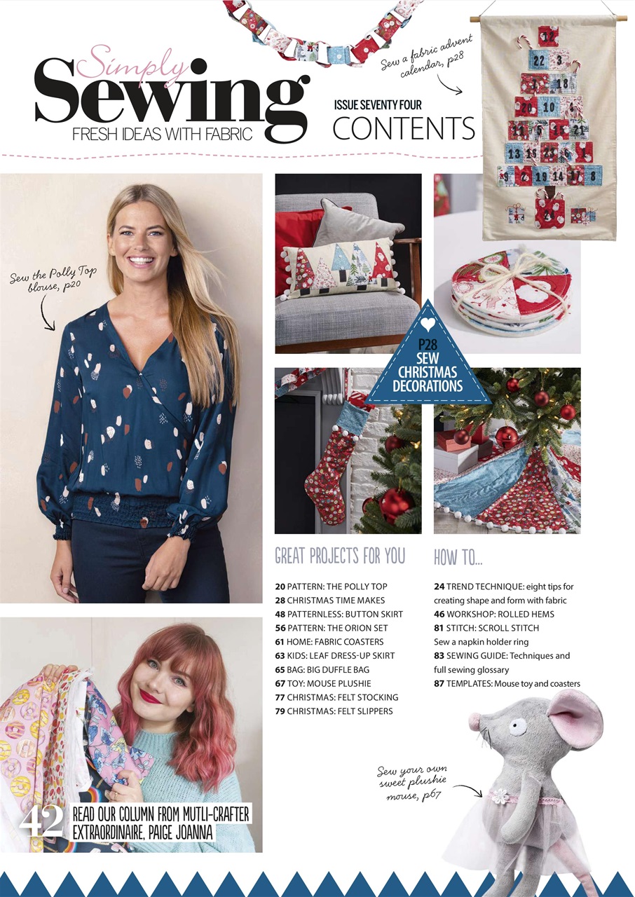 Simply Sewing Preview Pages