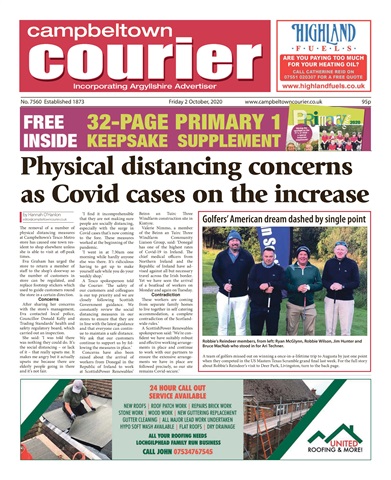 Campbeltown Courier issue 02/10/2020