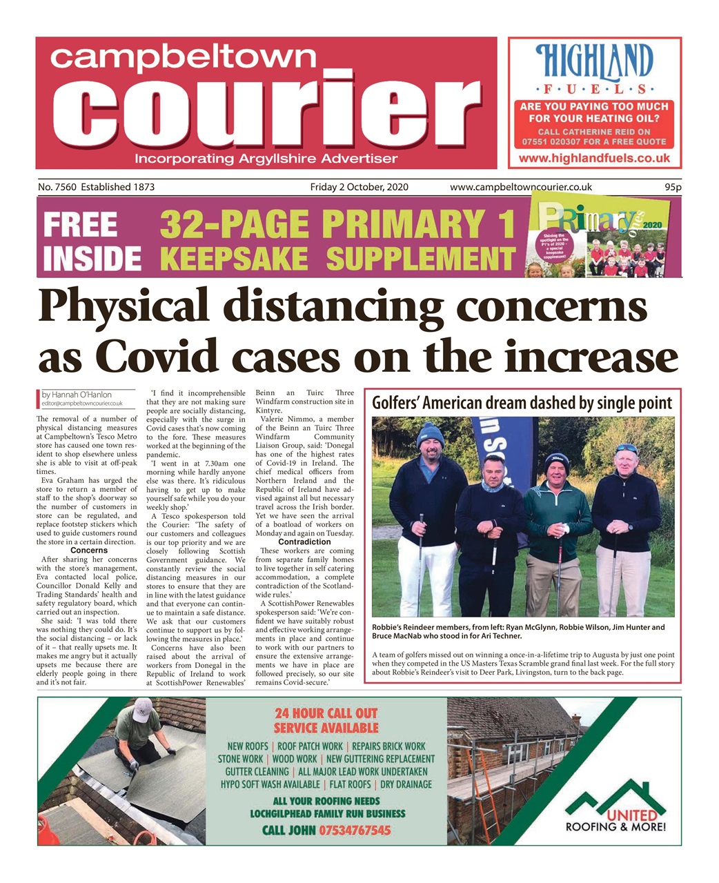 Campbeltown Courier Preview Pages
