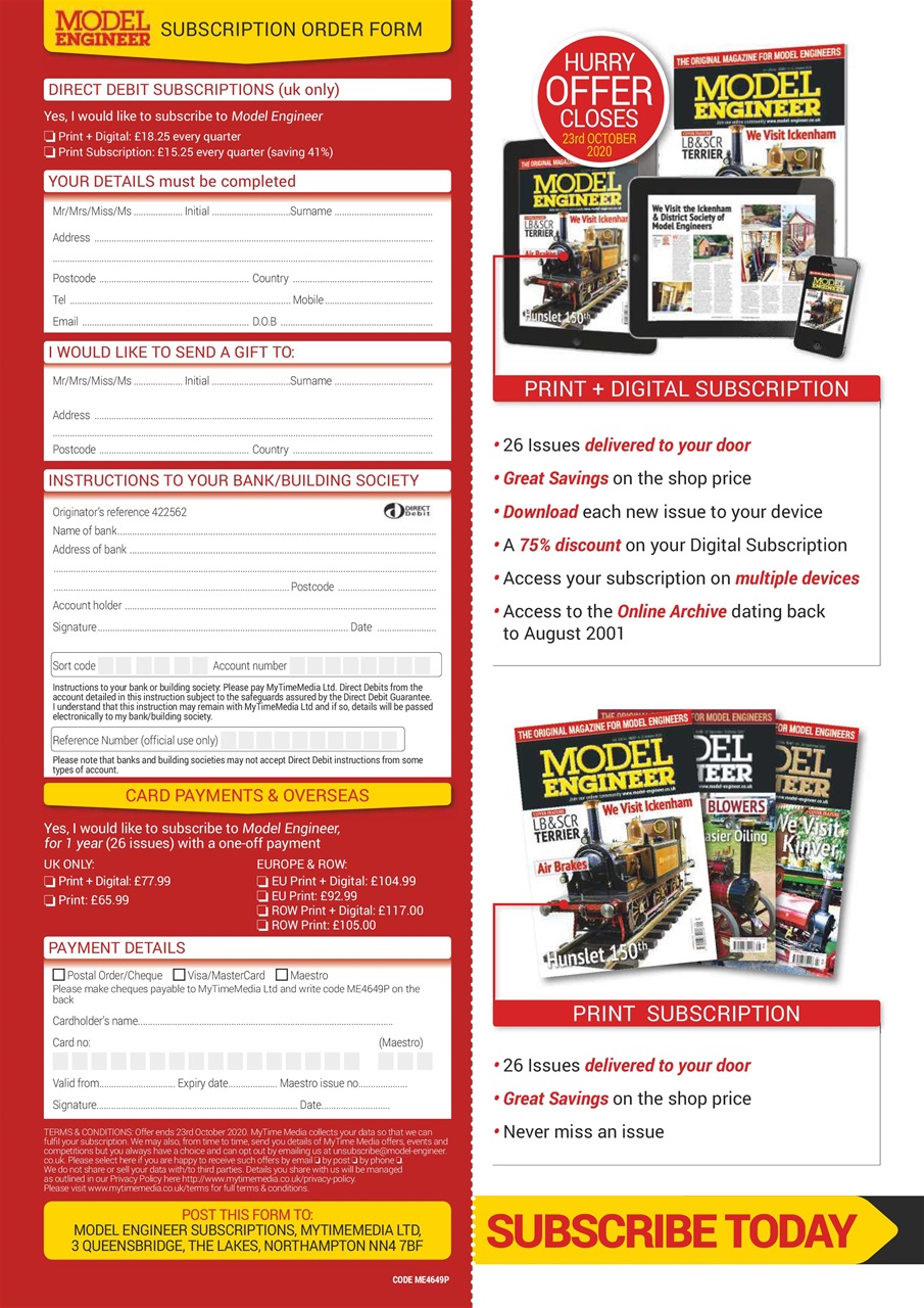 Model Engineer Preview Pages