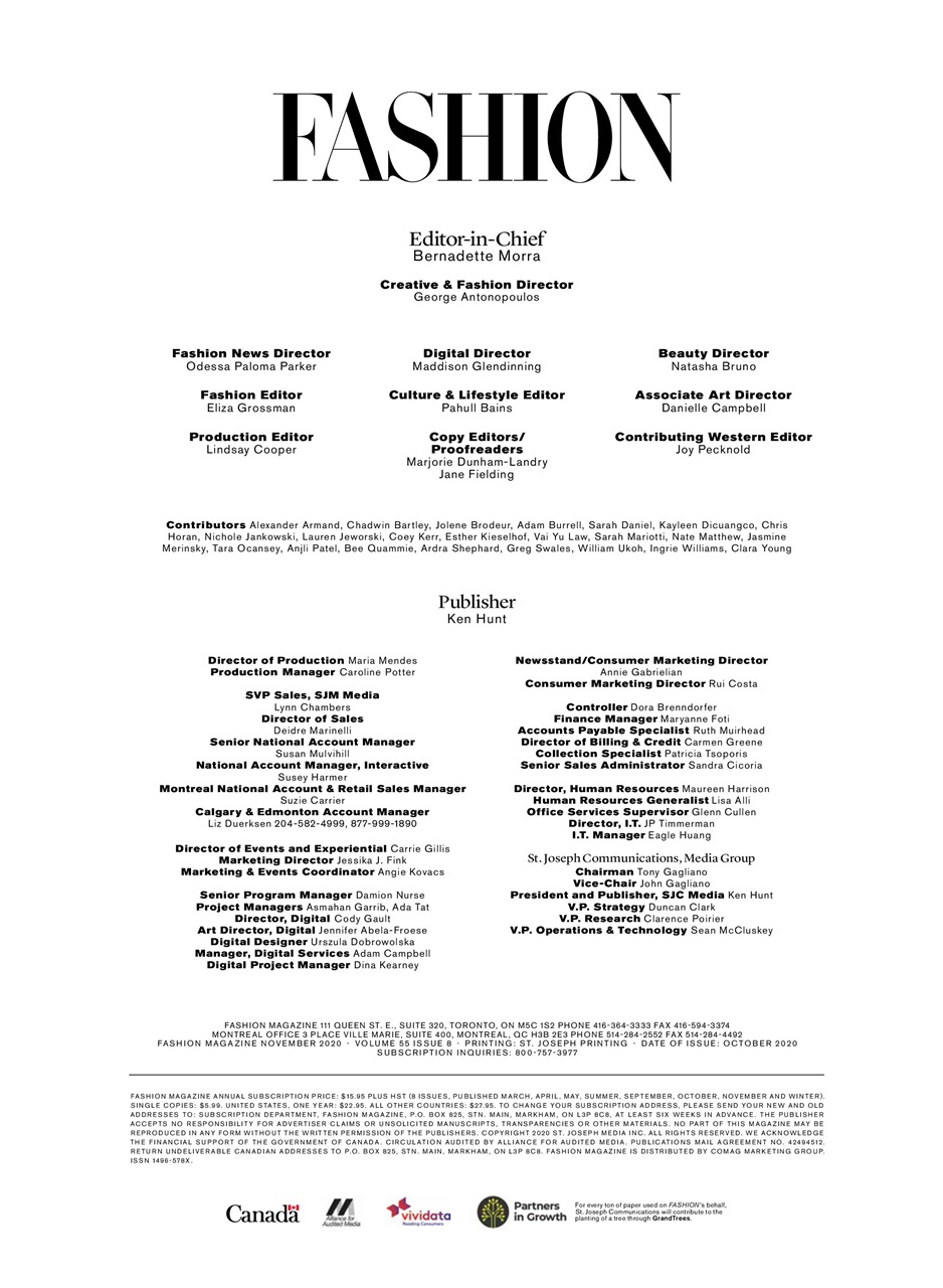 Fashion Magazine Preview Pages