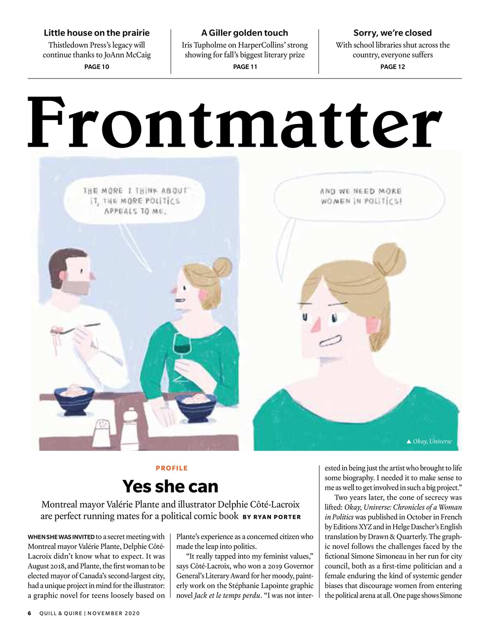 Quill & Quire Preview Pages