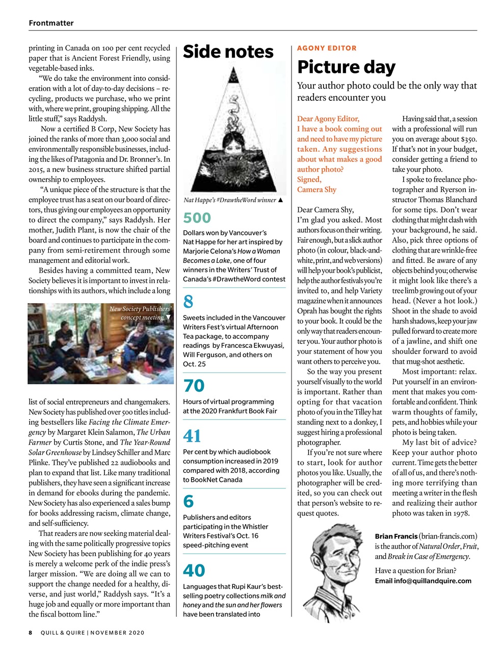 Quill & Quire Preview Pages