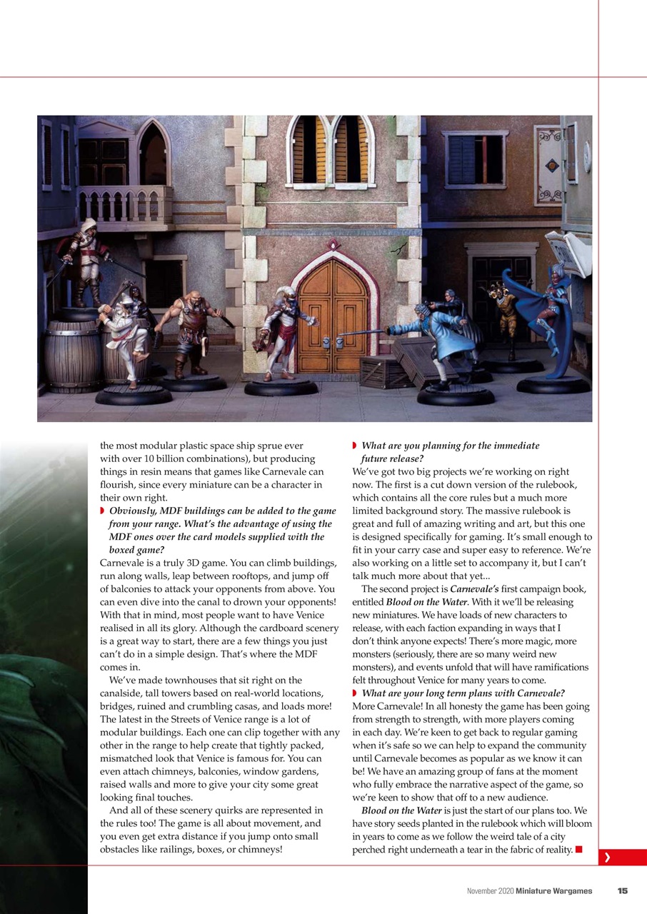 Miniature Wargames Preview Pages