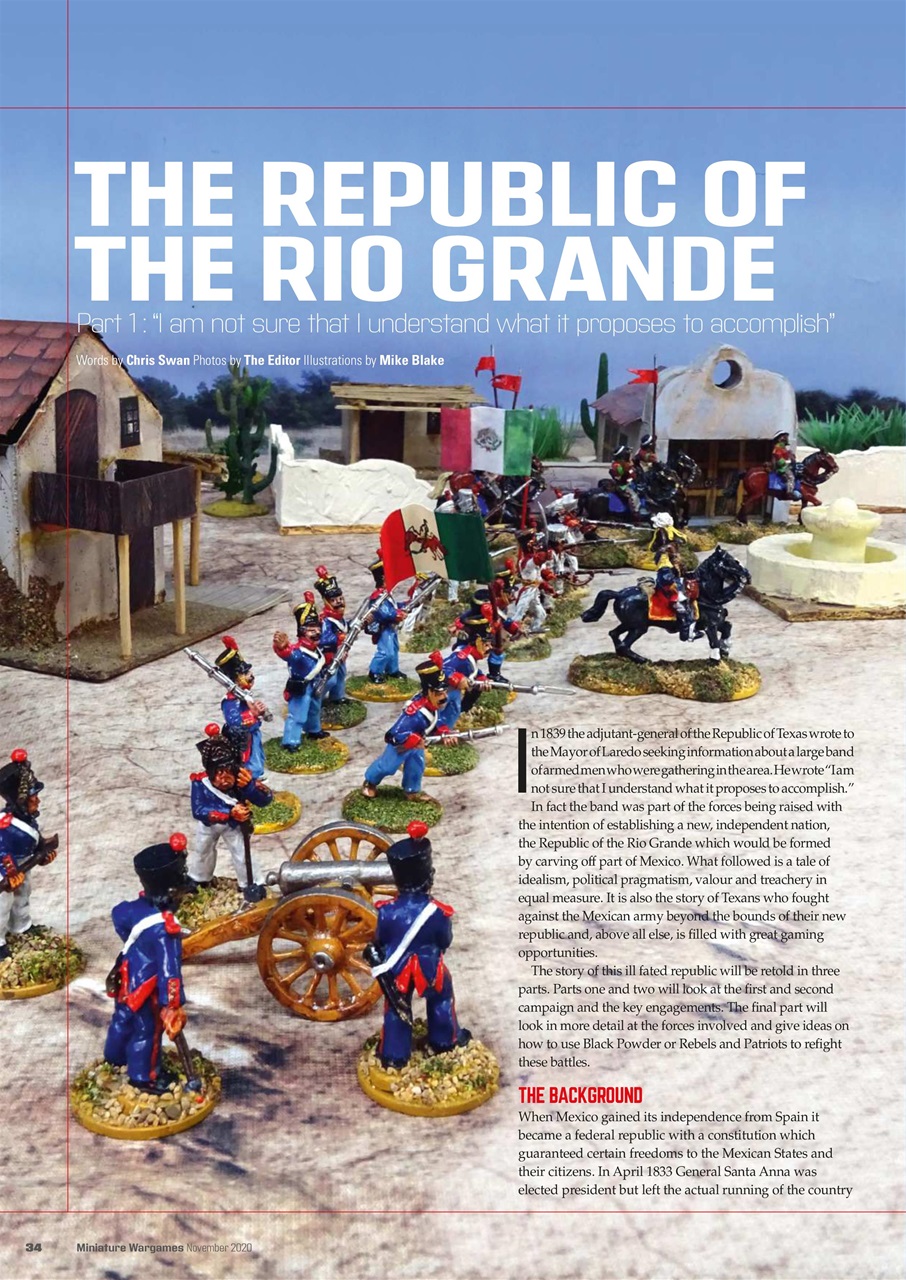 Miniature Wargames Preview Pages